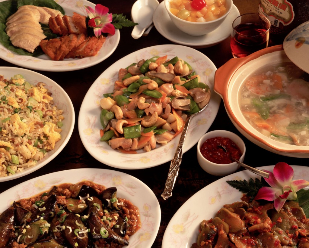 Chinese food dishes