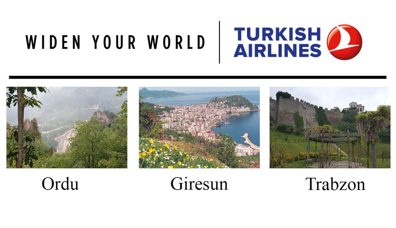 الخطوط الجوية التركية تنقلكم الى الطبيعة الخلابة للشمال التركي ( اردو – غيرسون –  طرابزون )