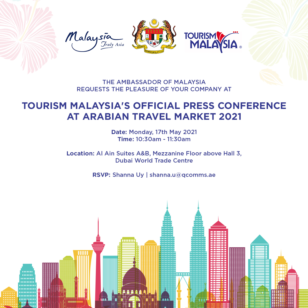 سياحة Arabian Travel Market Marks Tourism Malaysia S First Physical Event Since The Onset Of The Covid 19 Pandemic Destinations