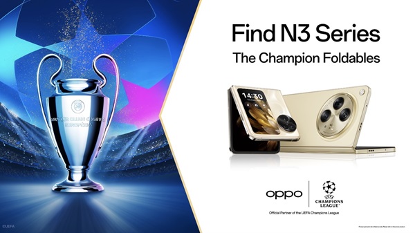 OPPO Globally Launched Its New Find N2 Flip, Official Smartphone of the  UEFA Champions League