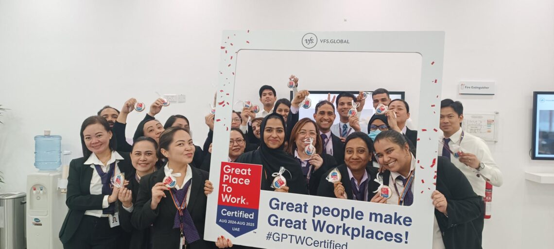“في إف إس جلوبال” تحصل على شهادة “أفضل مكان للعمل” في الإمارات العربية المتحدة والمملكة العربية السعودية مما يعكس التزامها بتوفير بيئة عمل عالمية المستوى