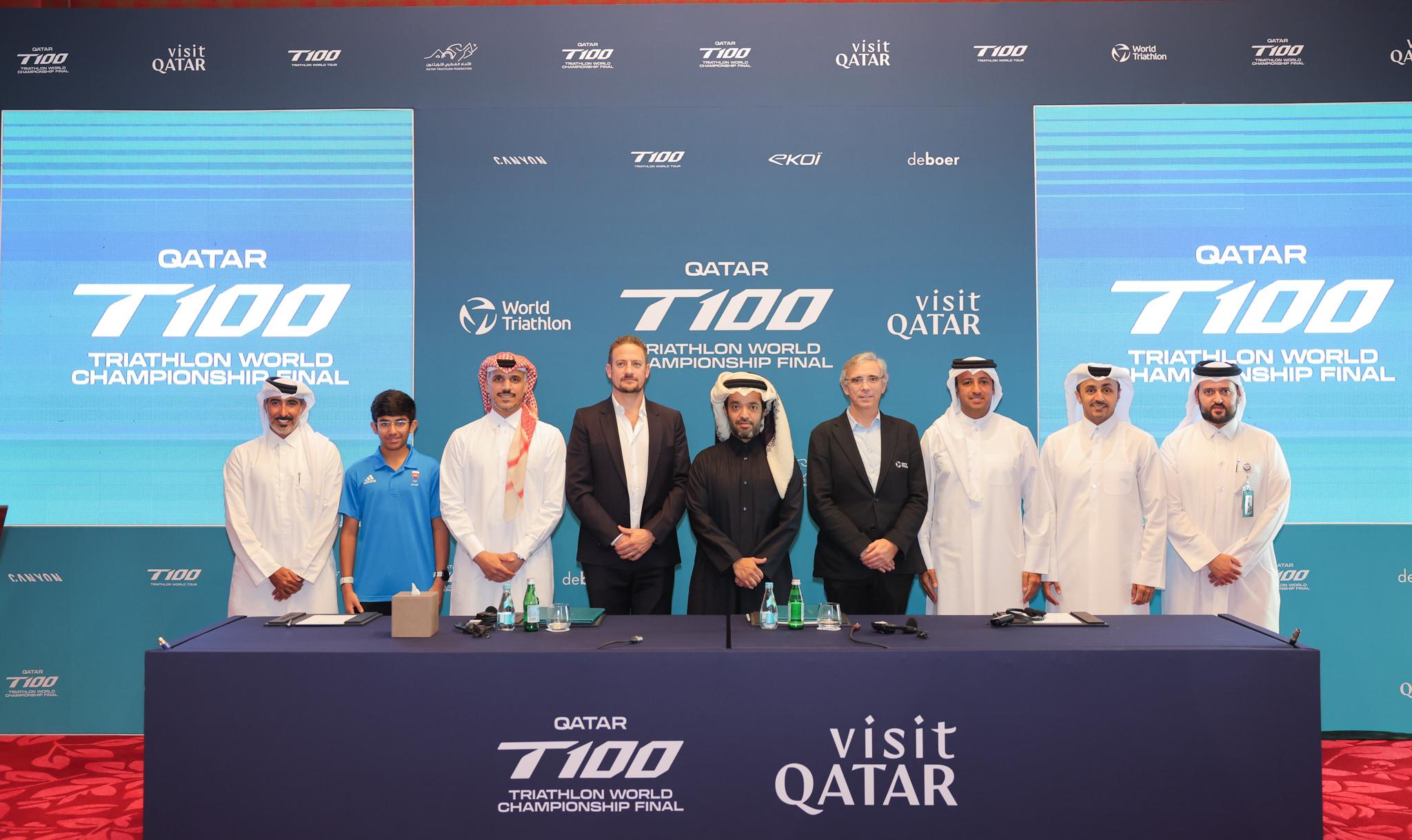 قطر تستضيف نهائيات بطولة العالم للترايثلون “قطر T100” لمدة خمس سنوات متتالية