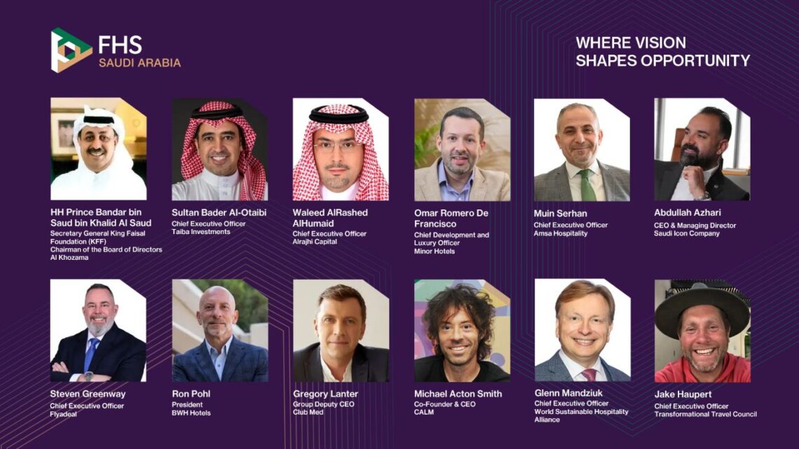 First speakers announced for Future Hospitality Summit Saudi Arabia