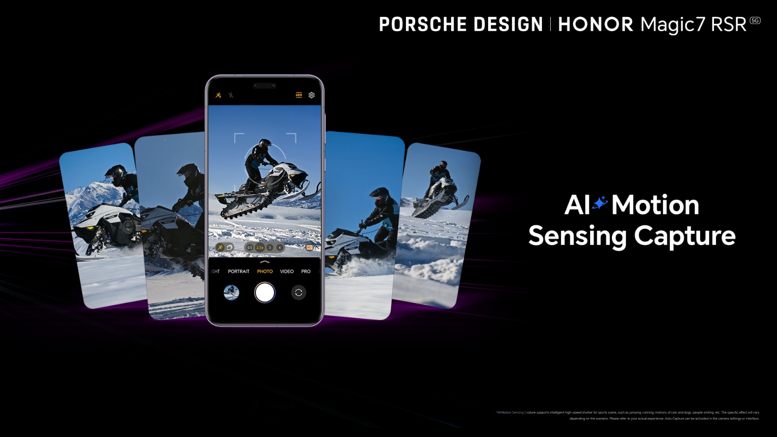 اكتشف تجربة التصوير المثالية مع هاتف PORSCHE DESIGN HONOR Magic7 RSR