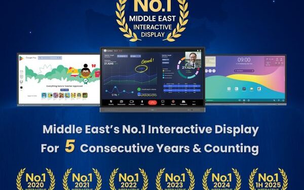 BenQ Maintains No.1 Leadership in Interactive Displays Across Middle East for Five Consecutive Years, with 36.51% Market Share in Saudi Arabia
