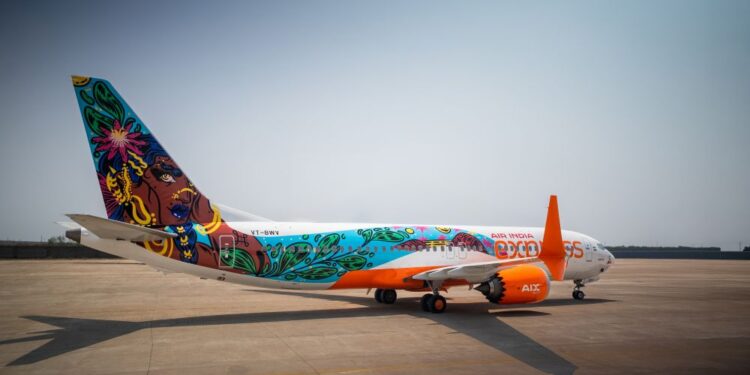 AIR INDIA EXPRESS UNVEILS THE FLYING CANVAS – INDIA’S FIRST ART‑WRAPPED AIRCRAFT