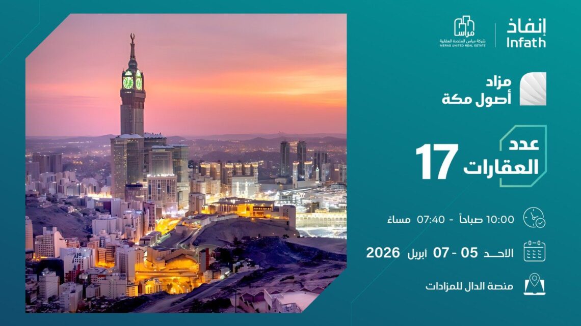 17 فرصة عقارية بمزاد أصول مكة